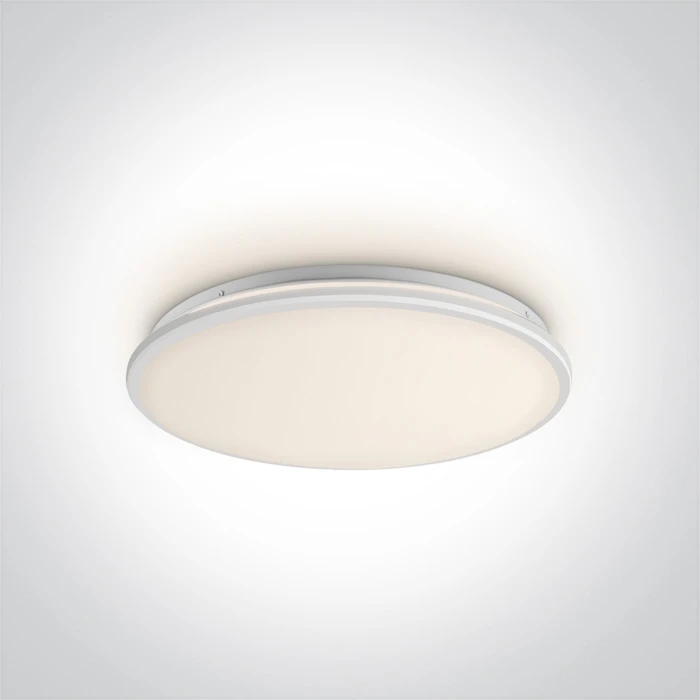 Lubinis šviestuvas 30W LED plafonas, baltas, 3000K, 62154/W/W