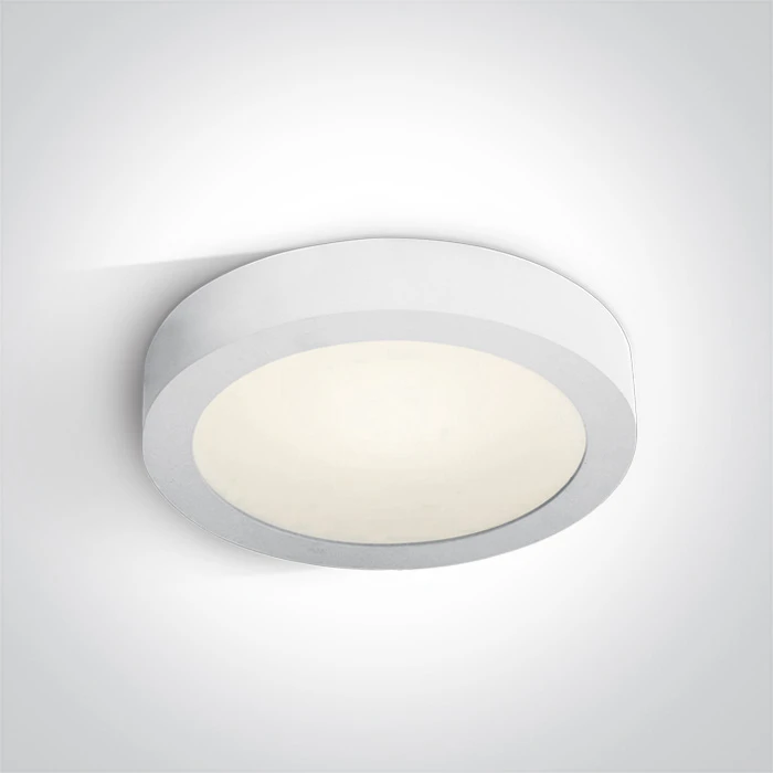 Lubinis šviestuvas 30W LED plafonas, baltas, 4000K, 62130F/W/C