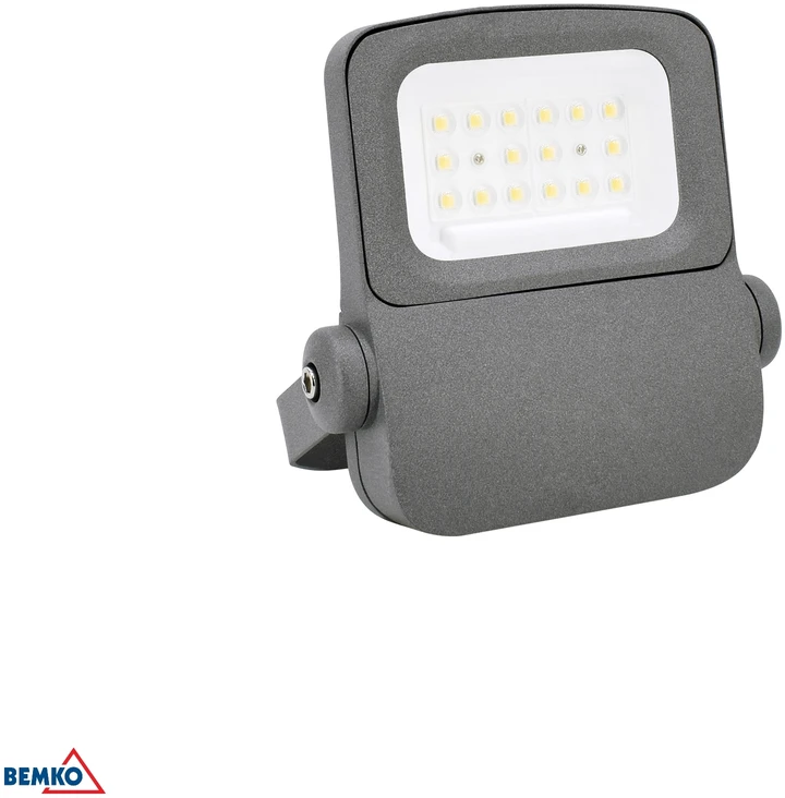 Luxmena 30W LED prožektorius CAMPUS, pilkas, 4000K, IP66
