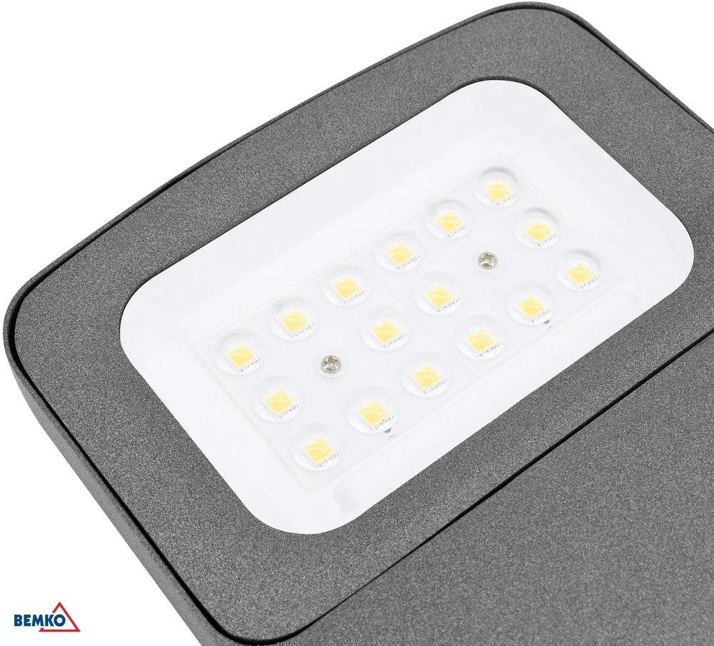 Luxmena 30W LED prožektorius CAMPUS, pilkas, 4000K, IP66