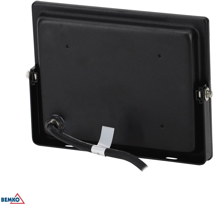 Bemko 30W LED prožektorius KASTEL, juodas, 4000K, IP65, 120°
