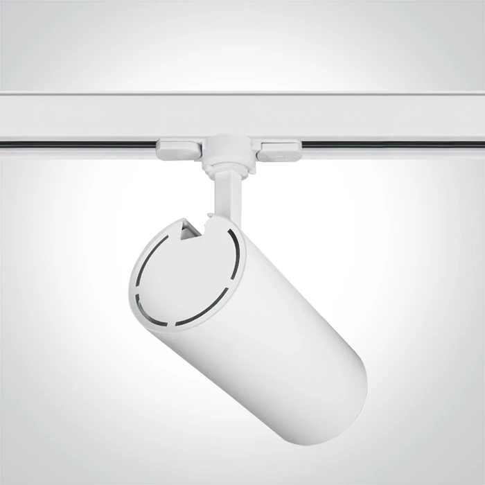 30W LED šviestuvas į bėgelius, baltas, 3000K, 65642CT/W/W
