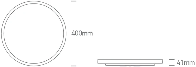 30W+3W LED lubinis šviestuvas, baltas, 2700/3200/4000K, dimeriuojamas, 62002BD/W/V