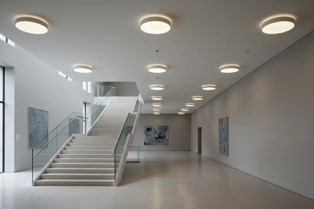 31,5W + 5W LED lubinis šviestuvas LISBOA, baltas, 3000/4000K, dimeriuojamas, P3851070BDP