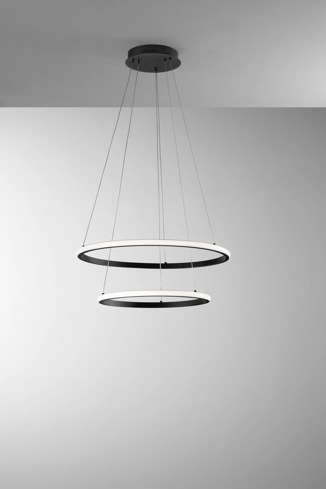 31W LED pakabinamas šviestuvas AXIS, juodas, CCT