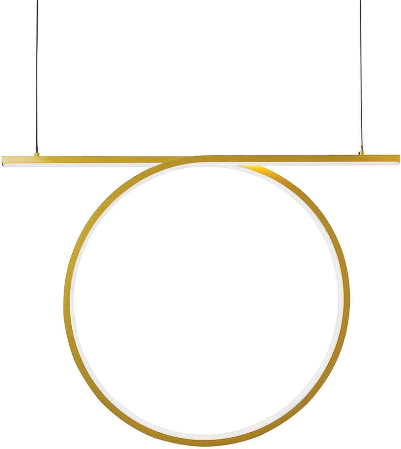 31W LED pakabinamas šviestuvas KELSI, aukso sp., 3000K, 4325701