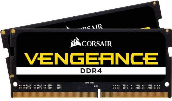 Nešiojamo kompiuterio atmintis 32 GB SO PC 2666 CL18 CORSAIR KIT (2 x 16 GB) VENGEANCE B mažmeninė prekyba