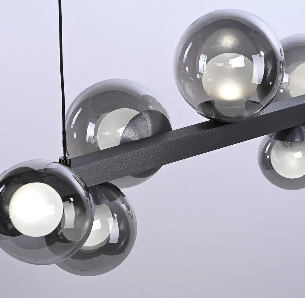 32,4W LED pakabinamas šviestuvas E-POPUP, pilkos sp., 2200-5000K, dimeriuojamas, reguliuojamo aukščio