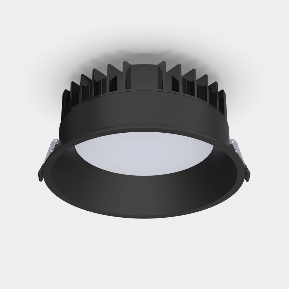 32,5W LED įleidžiamas šviestuvas TECH, juodas, 3000/4000K, dimeriuojamas, IP65, E3987270NDP