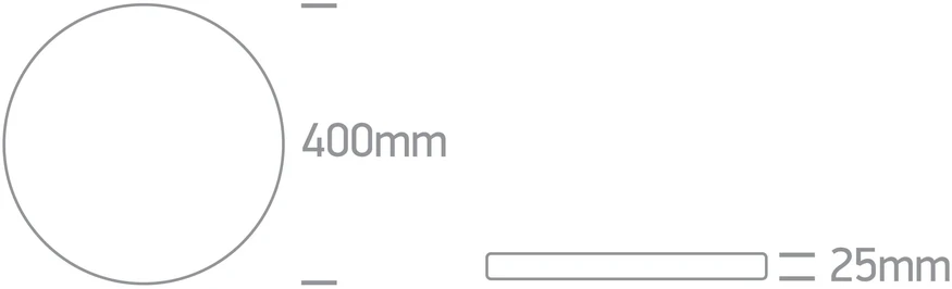 32W LED lubinis šviestuvas, baltas, 2700/3200/4000K, dimeriuojamas, 62006BD/W/V