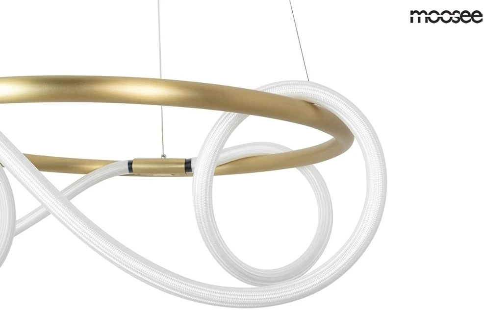 32W LED pakabinamas šviestuvas SERPIENTE 60, aukso sp., 3000K