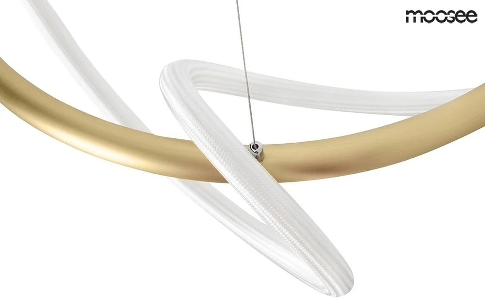 32W LED pakabinamas šviestuvas SERPIENTE 60, aukso sp., 3000K