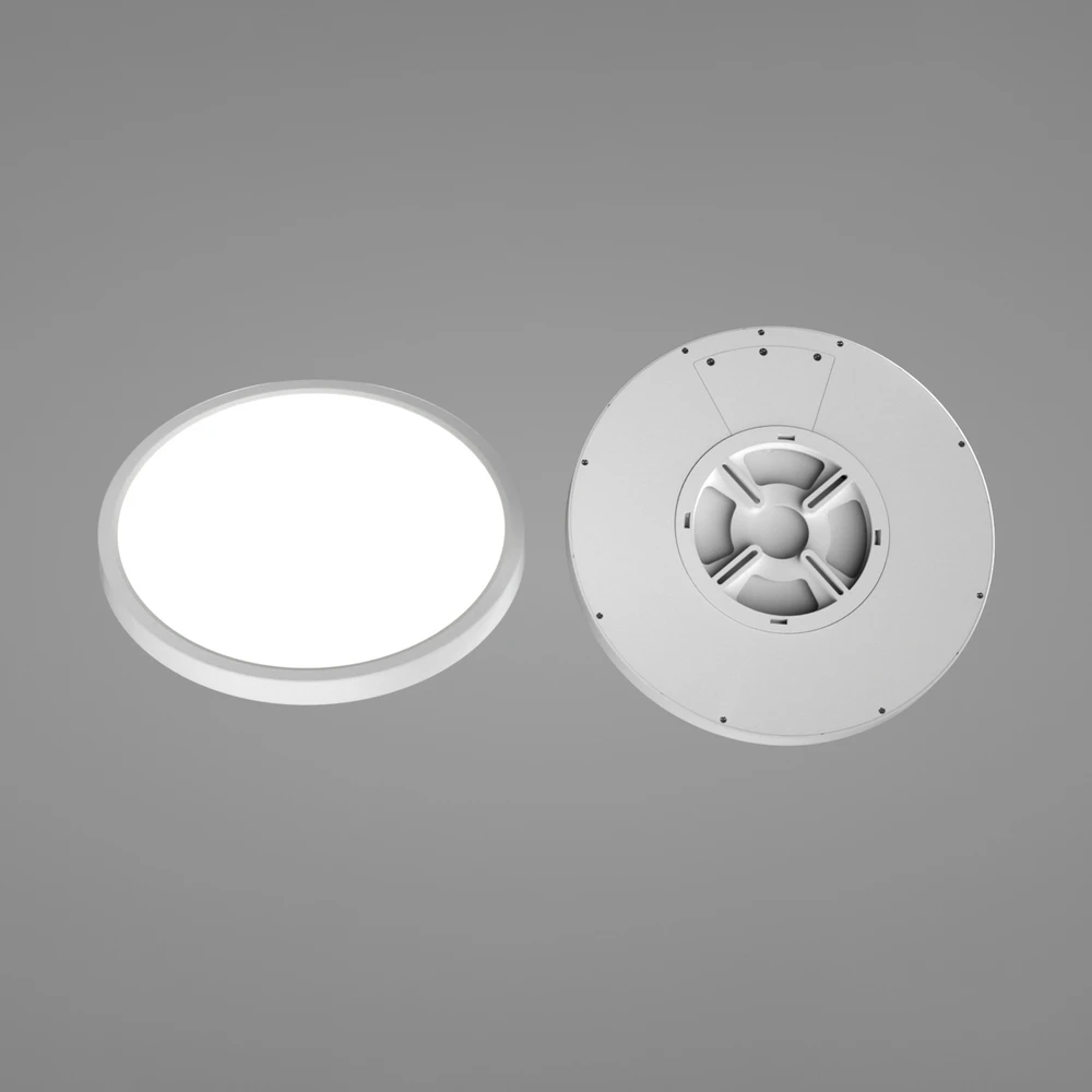 Lubinis šviestuvas Italux 32W LED paviršinė panelė ALATA, balta, 2800/4000/6000K