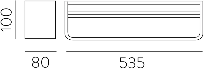 32W LED sieninis šviestuvas ICON, aukso sp., 2700/3000/4000K, A3089472OT