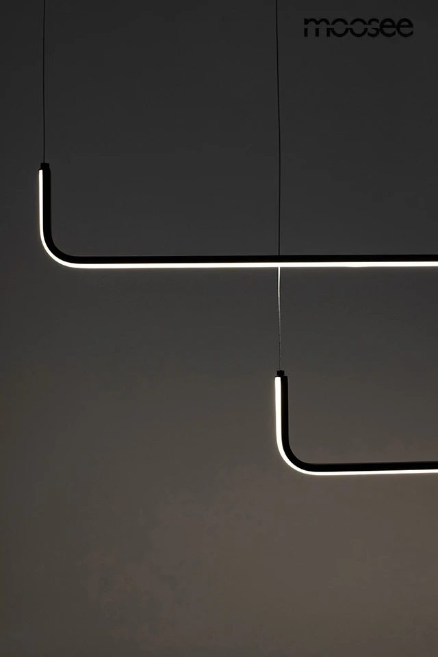 33W LED pakabinamas šviestuvas SHAPE DUO 120, juodas, 3000K