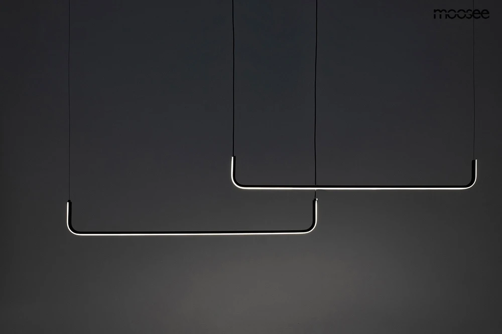 33W LED pakabinamas šviestuvas SHAPE DUO 120, juodas, 3000K