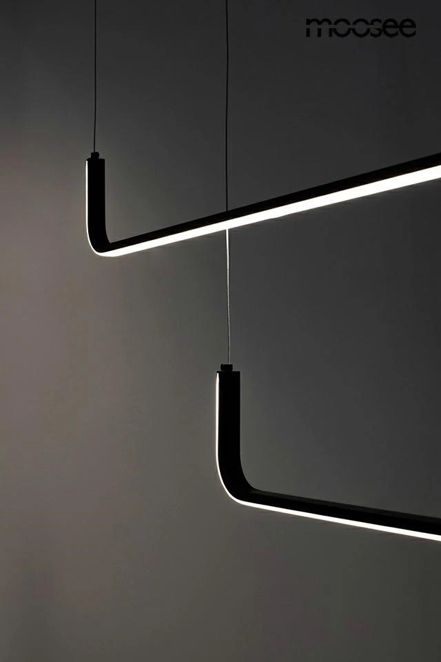 33W LED pakabinamas šviestuvas SHAPE DUO 120, juodas, 3000K