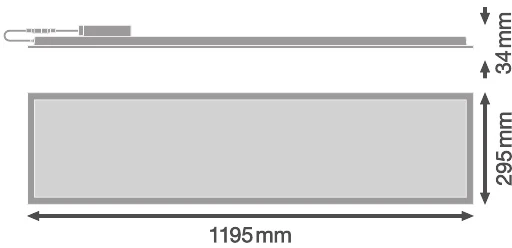 Ledvance 33W LED panelė PANEL COMPACT, 4000K, DALI
