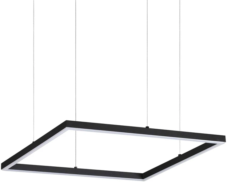 Ideal Lux Pakabinamas šviestuvas Oracle Slim D50 Square Bk 3000K