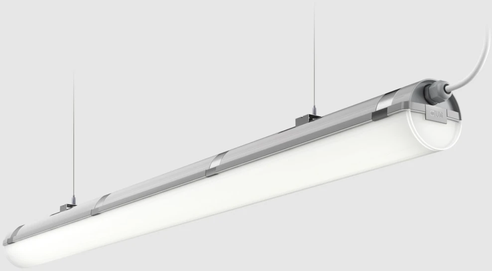 34W LED linijinis pramoninis šviestuvas ATLANTYK 2.0 ECO, šviesiai pilku korpusu, 4000K