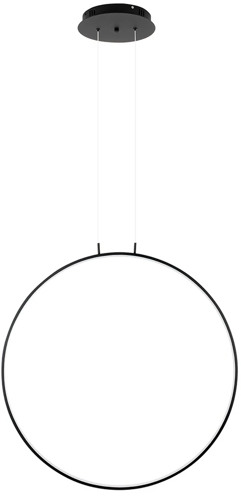 34W LED pakabinamas šviestuvas CIRCULO 100, juodas, 3000K
