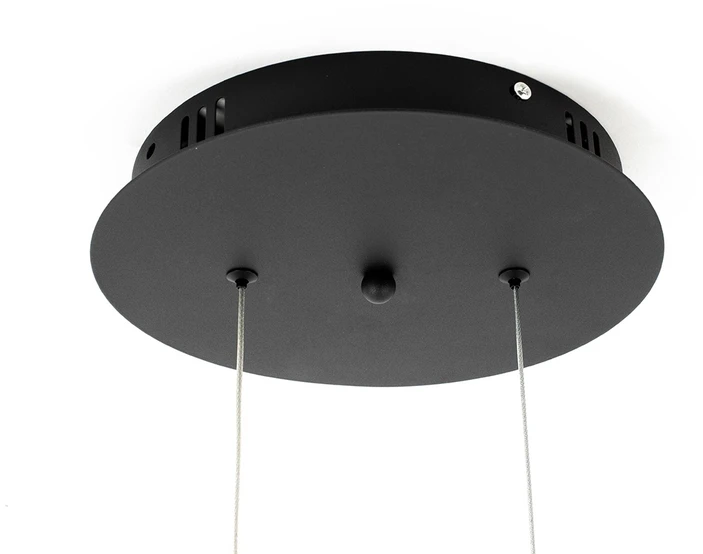 34W LED pakabinamas šviestuvas CIRCULO 100, juodas, 3000K