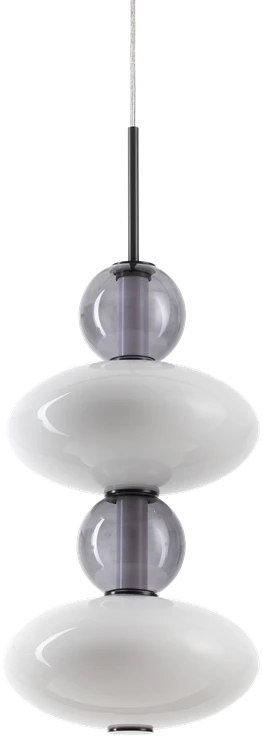 Ideal Lux 34W LED pakabinamas šviestuvas LUMIERE, baltos/juodos sp., 3000K, 314167