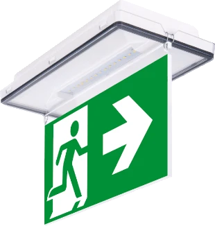 3,5W avarinis/evakuacinis šviestuvas VELLA SC 125 M 1H MT IP44, baltas