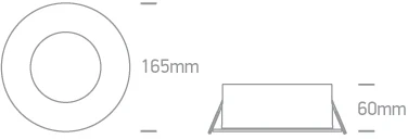 35W LED įleidžiamas vidaus/lauko šviestuvas, baltas, 3000/3500/4000K, IP65, 10135GA/W/V