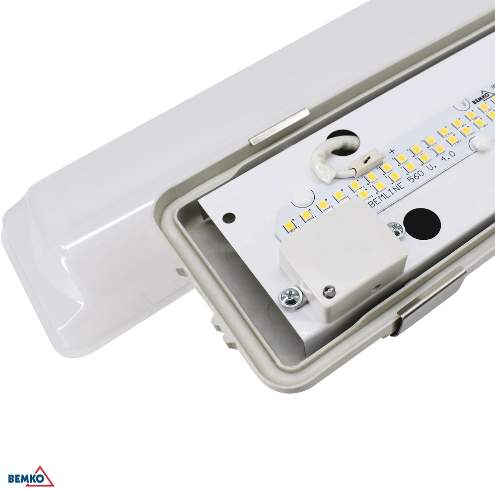 35W LED linijinis šviestuvas ARKOS 3, šviesiai pilkos sp., 4000K, IP66, 120°