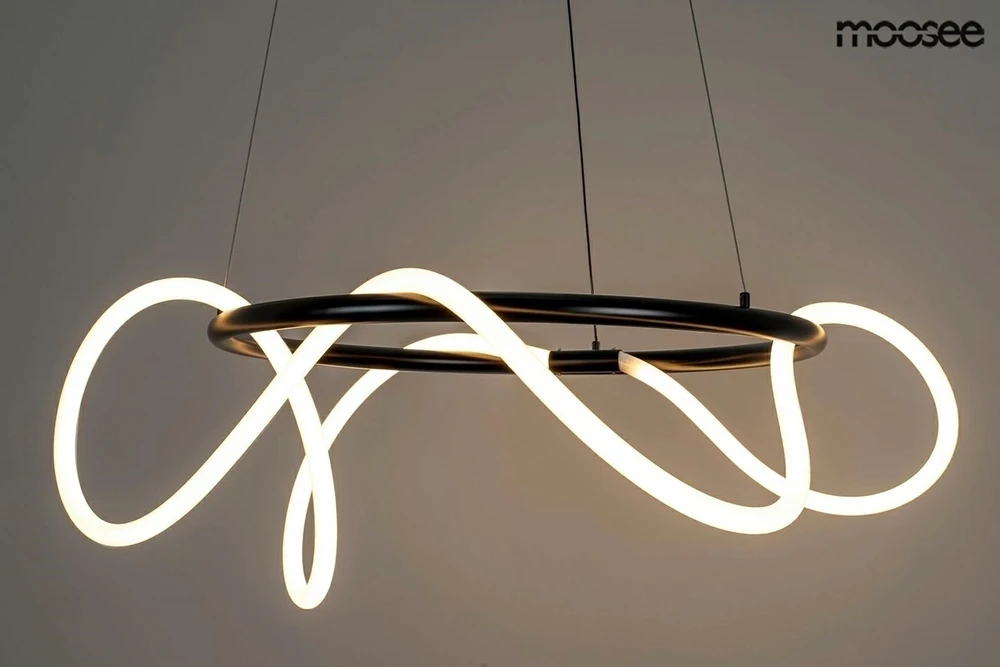 35W LED pakabinamas šviestuvas SERPIENTE 60, juodas, 3000K