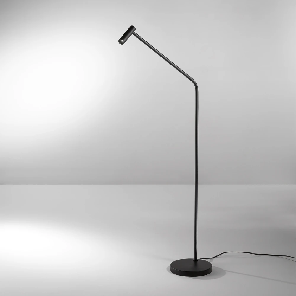 Ideal Lux 3,5W LED pastatomas šviestuvas EASY, juodas, 3000K, 295497