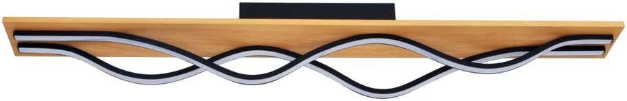 Lubinis šviestuvas Italux 35W LED paviršinis šviestuvas CONATO, juodas, 3000K