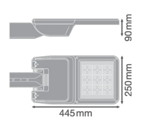 Ledvance 36W gatvės šviestuvas SL FLEX SM, baltas, 4000K