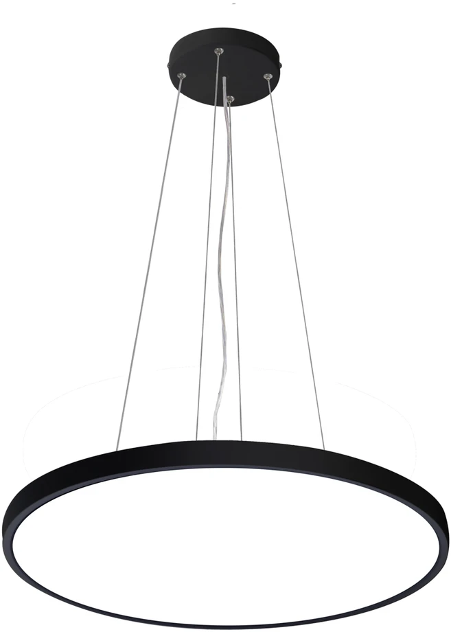 Italux 36W LED pakabinamas šviestuvas ALATA, juodas, 2800/4000/6000K
