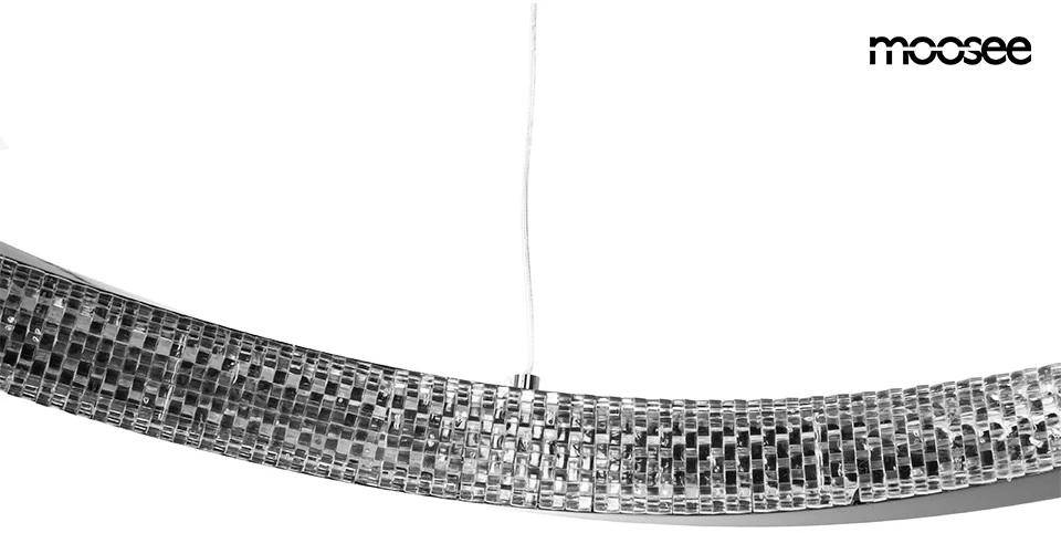 36W LED pakabinamas šviestuvas ANILLO, tamsaus chromo sp., 3000K, 80cm