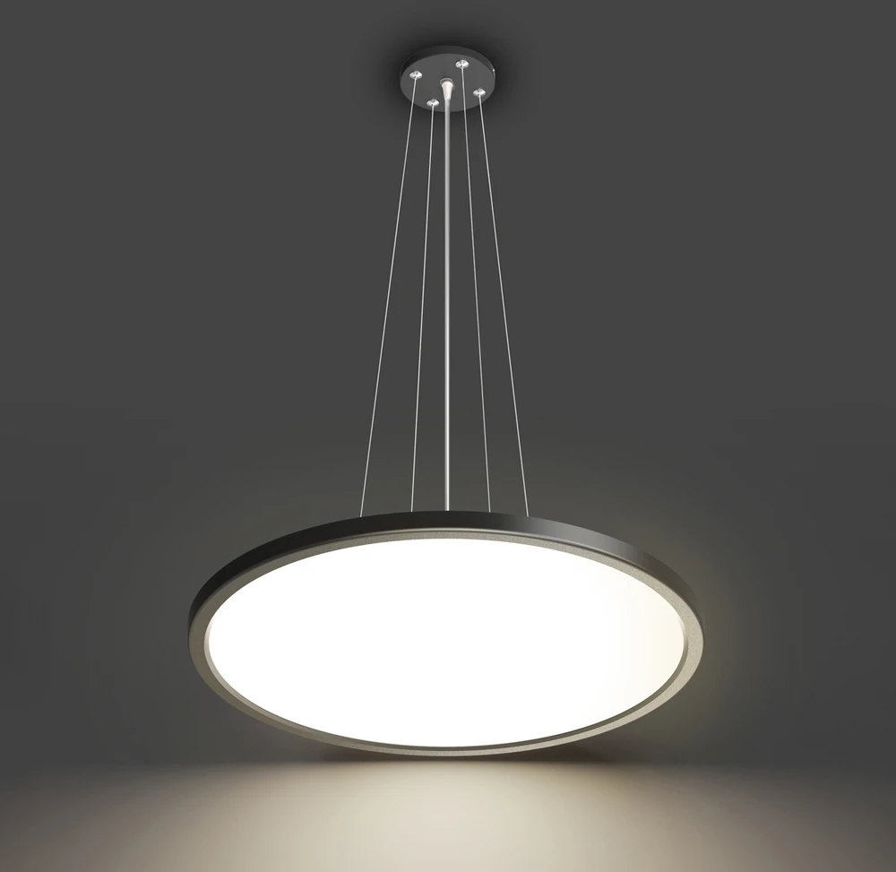 36W LED pakabinamas šviestuvas MANITO, juodas, 2800/4000/6000K, IP40