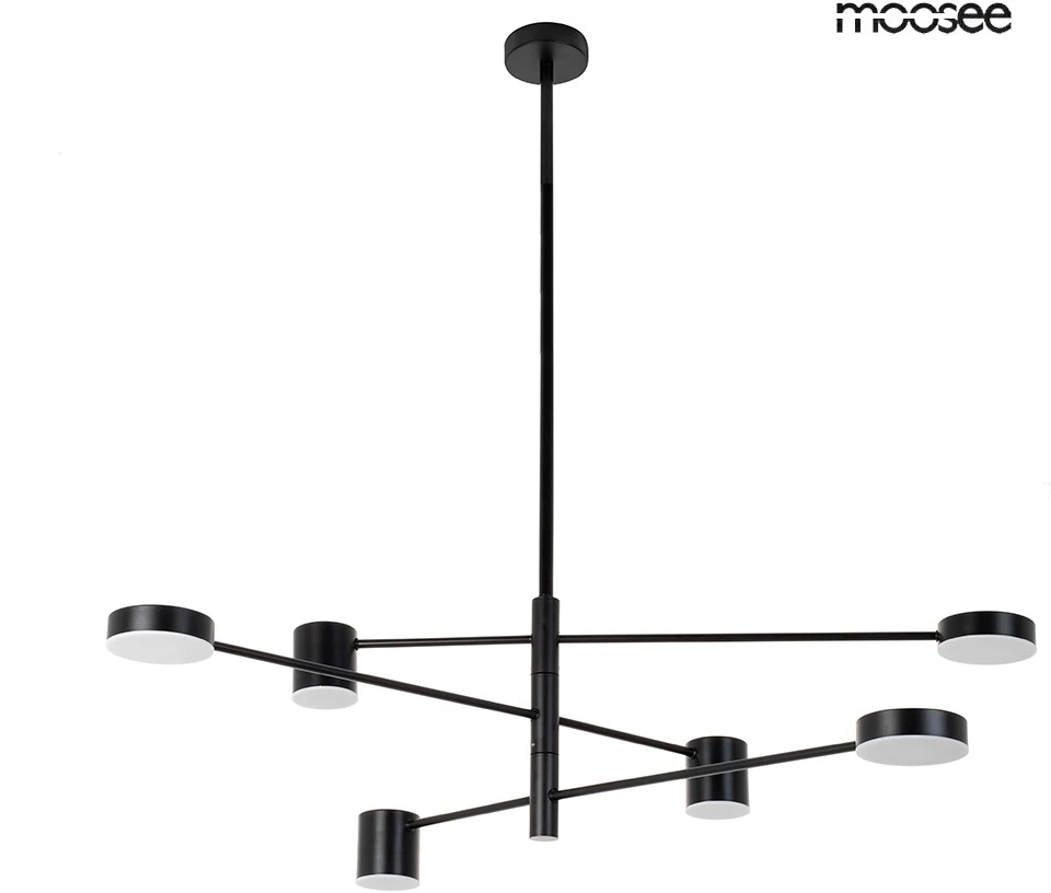 36W LED pakabinamas šviestuvas PIAZETTA, juodas, 3000K