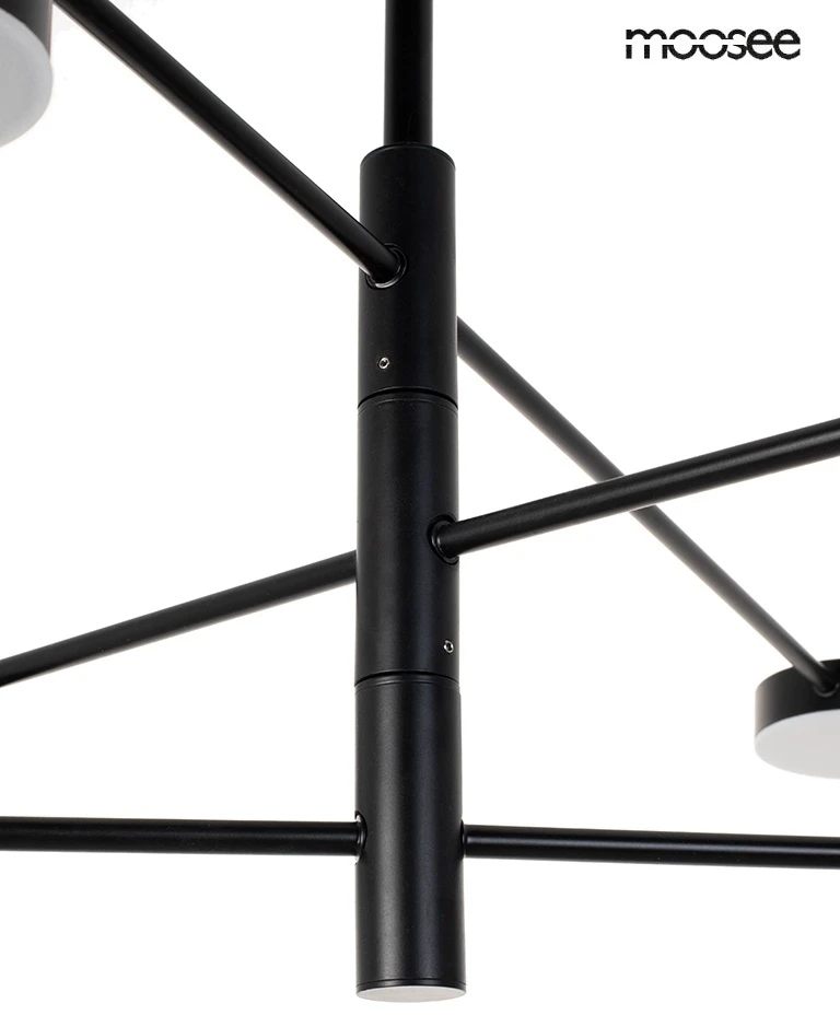 36W LED pakabinamas šviestuvas PIAZETTA, juodas, 3000K