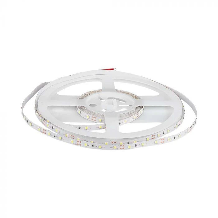 V-tac 3,6W/m LED juosta, 60LED/m, 12V, geltona šviesos sp., IP20, 5 metrų ritė