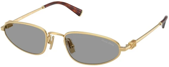 Damskie okulary przeciwsłoneczne Miu Miu 0MU A52S 5AK40O szaro-auksinė