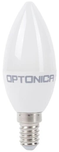 3,7W LED lemputė, E14, C37, 6000K