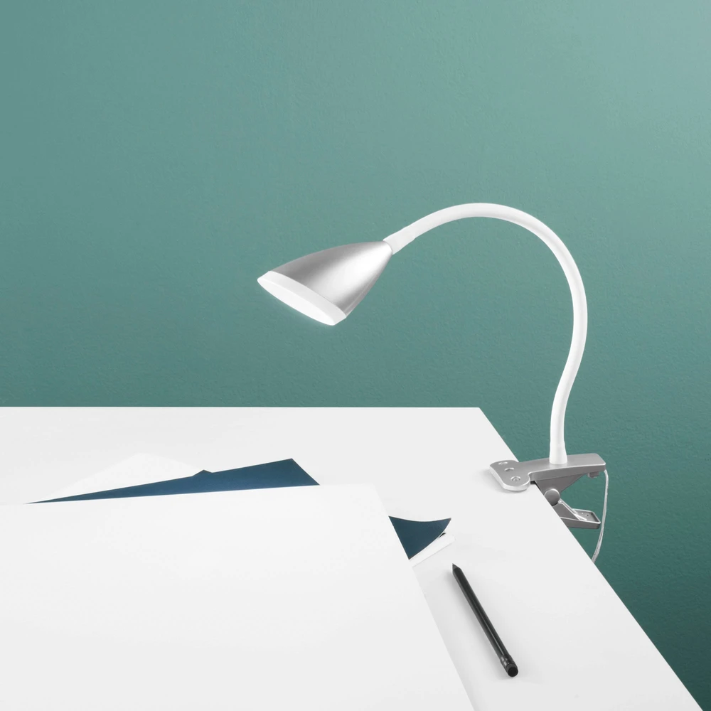 3,7W LED stalo šviestuvas HEGEL, sidabro sp., 4000K
