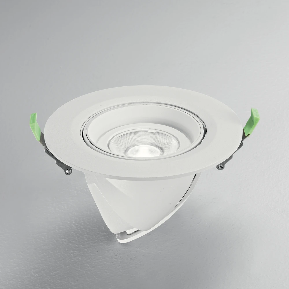 38W LED įleidžiamas šviestuvas DELTA, baltas, 2500K
