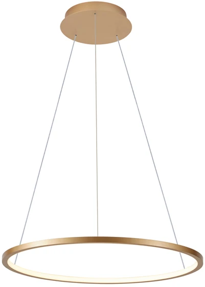 Italux 38W LED pakabinamas šviestuvas VINOLA, aukso sp., 3000/4000K