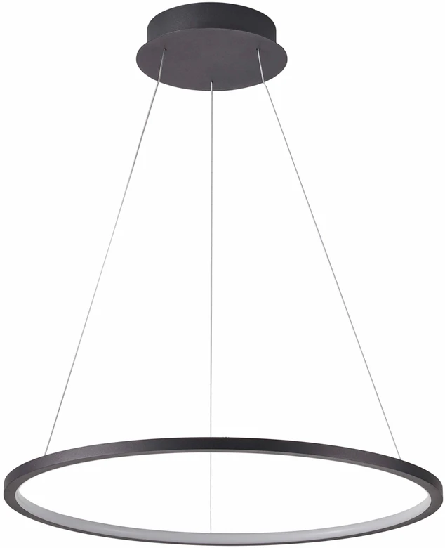 Italux 38W LED pakabinamas šviestuvas VINOLA, juodas, 3000/4000K