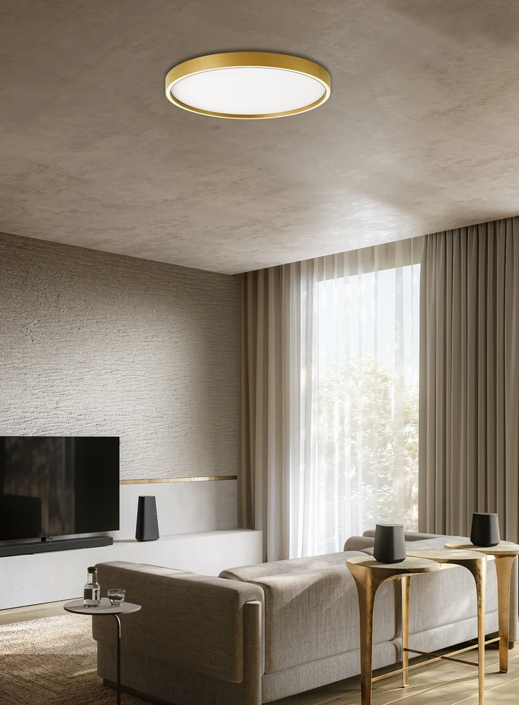 Lubinis šviestuvas Viokef 38W LED paviršinis šviestuvas VANESSA, juodas, 3000/4000K, dimeriuojamas, 4292800