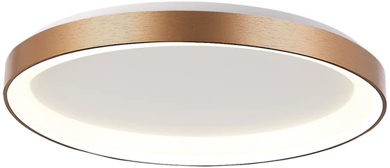 Lubinis šviestuvas Italux 38W LED paviršinis šviestuvas VICO, aukso sp., 3000/4000K