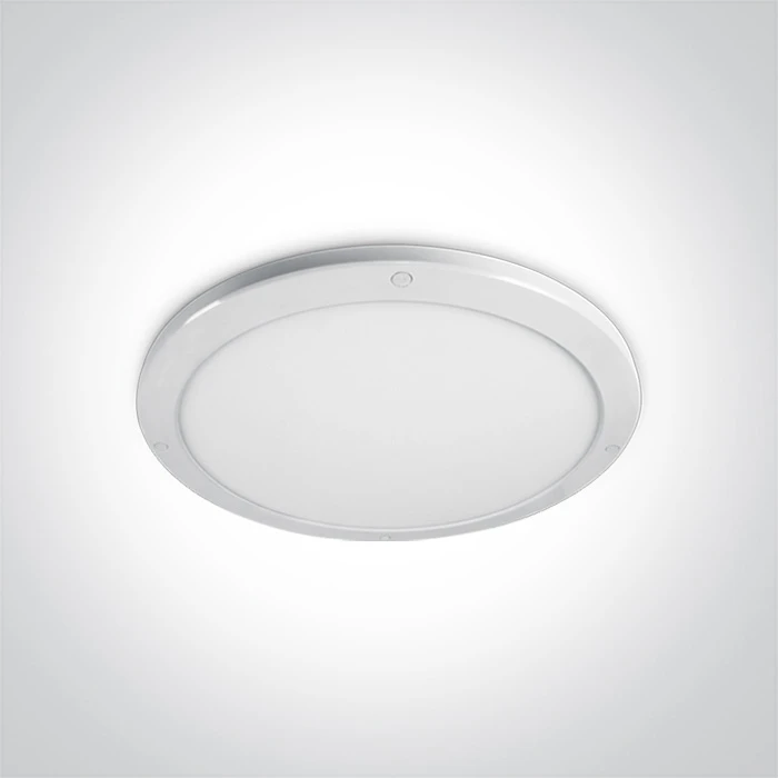 Lubinis šviestuvas 38W LED plafonas, baltas, 3000K, 62038F/W/W