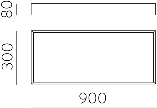 39W LED lubinis šviestuvas MUNICH, baltas, 2700/3000/4000K, dimeriuojamas, P3759272BDT